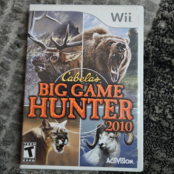 Nintendo Other - Wii Cabela's Big Hunter 2010 Rated Teen Activision